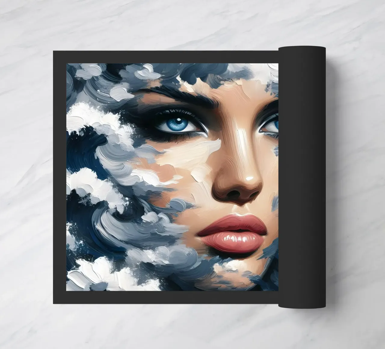 Waves Of Emotion doormat by ARTOMATIC