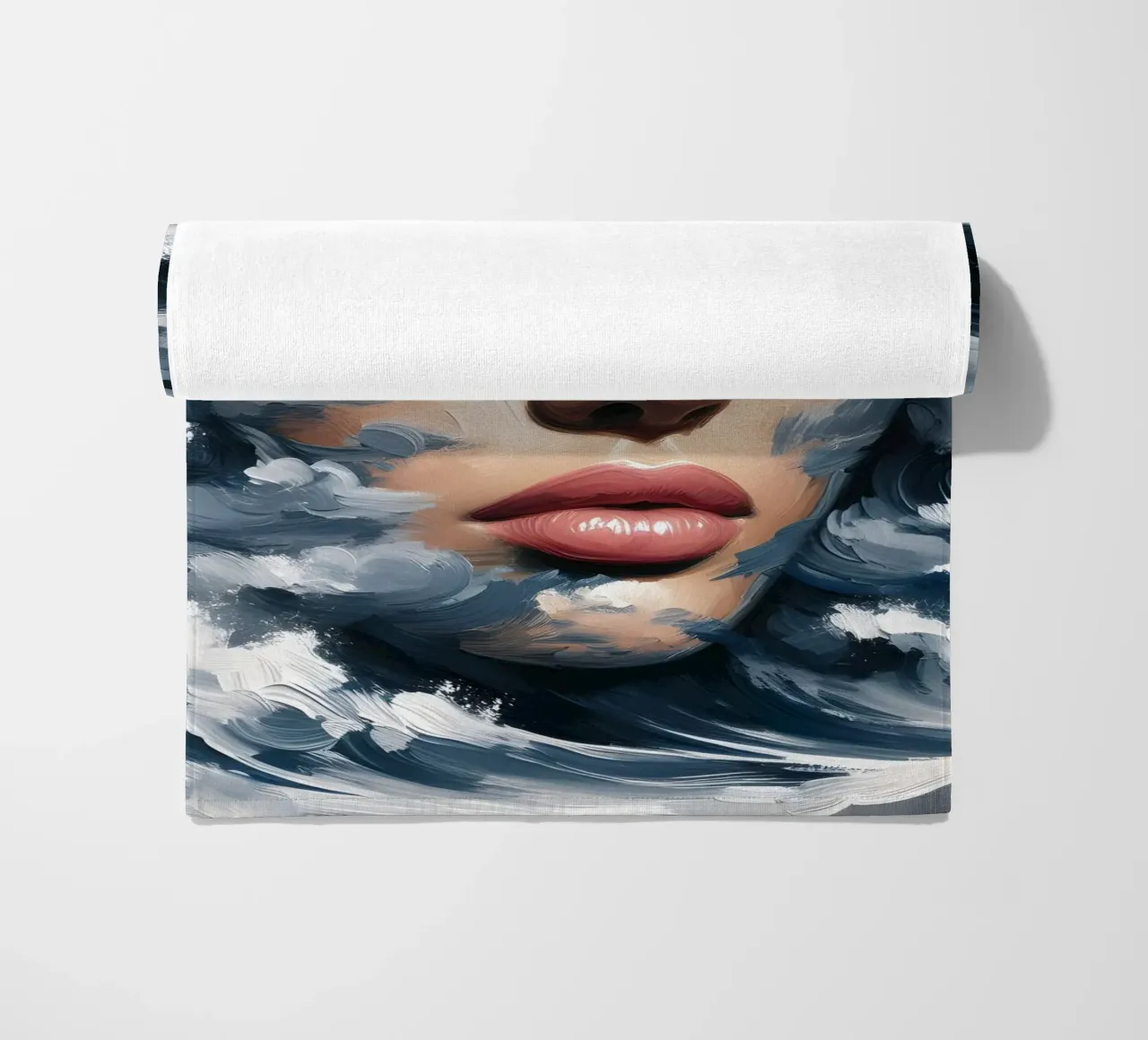 Waves Of Emotion beach towel by ARTOMATIC