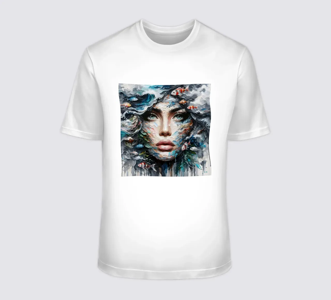 PITTURA DI PESCA t-shirt da ARTOMATIC