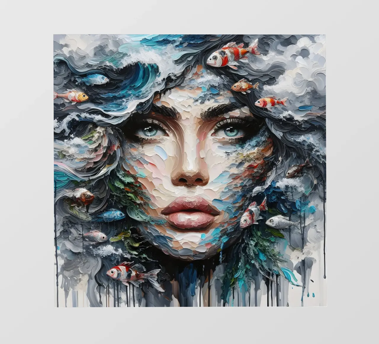 PITTURA DI PESCA telo in pvc da ARTOMATIC