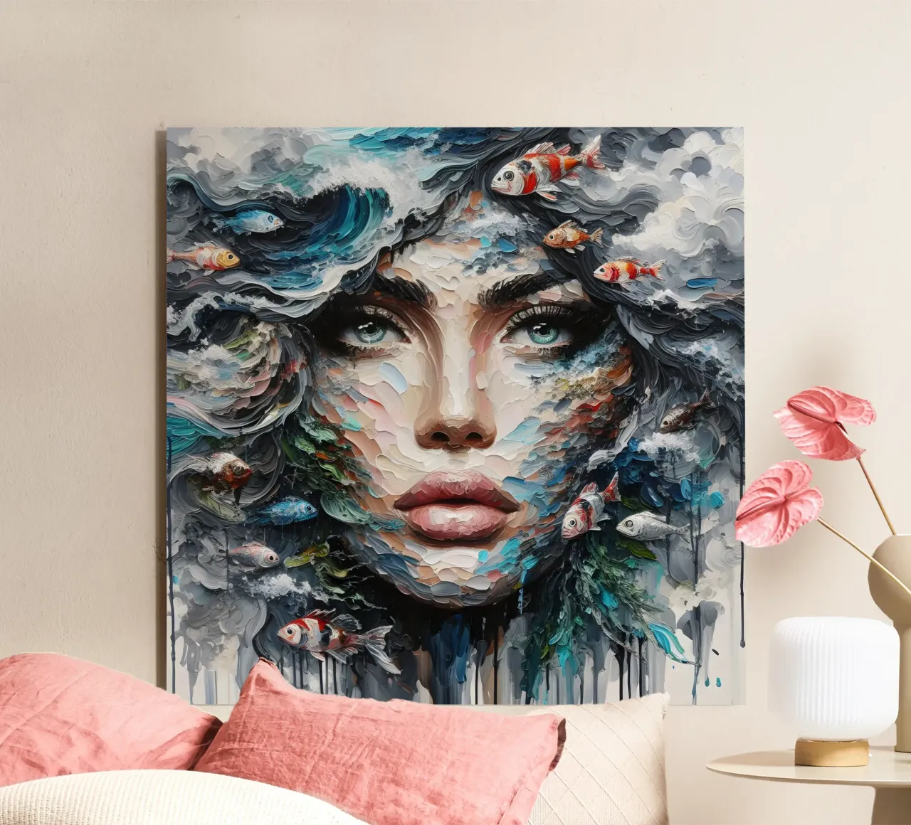 PITTURA DI PESCA alluminio dibond da ARTOMATIC