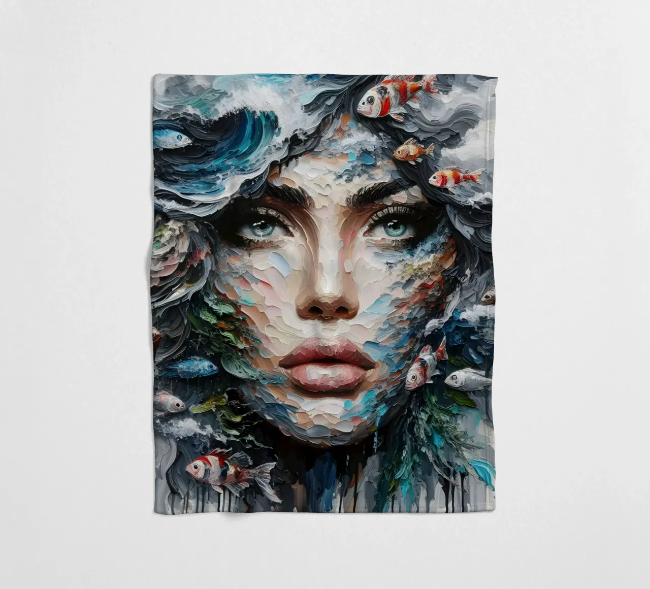 PITTURA DI PESCA coperta in pile da ARTOMATIC