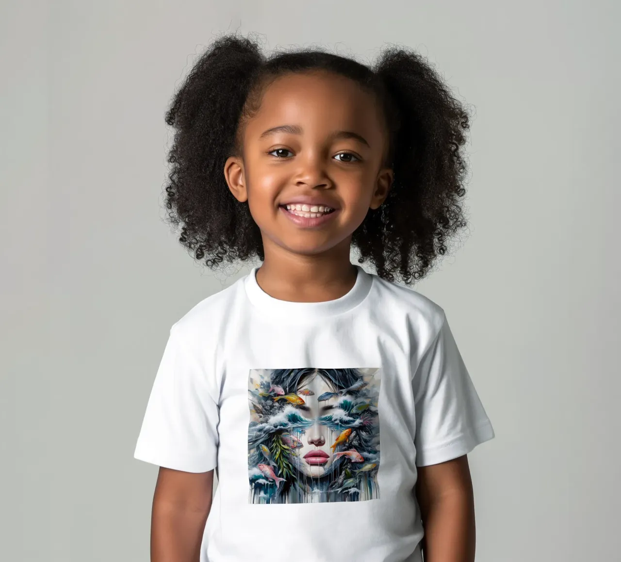 Fischen nach Komplimenten Kinder T-Shirt von ARTOMATIC