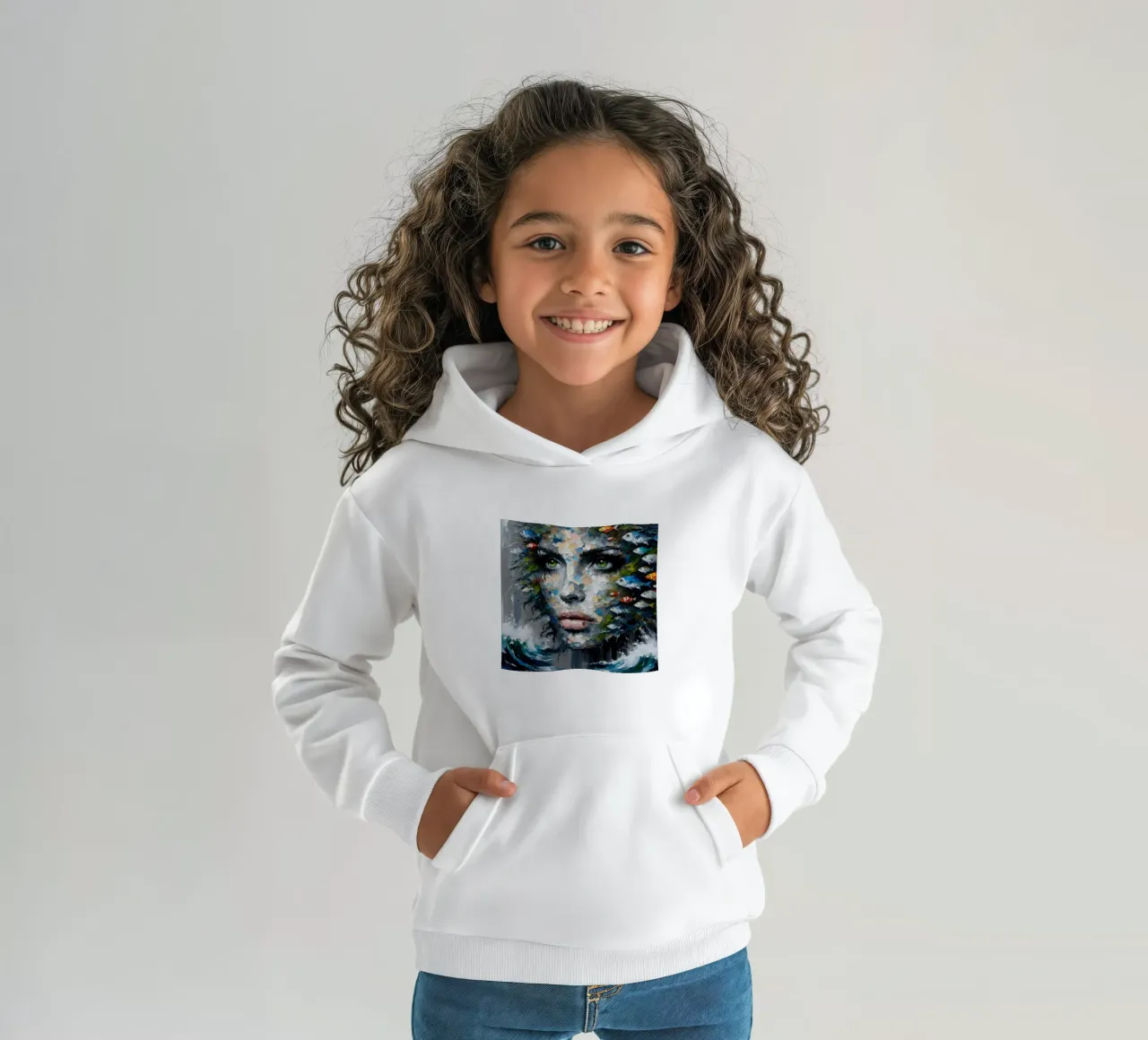 ALGO HUELE MAL sudadera con capucha para niño de ARTOMATIC