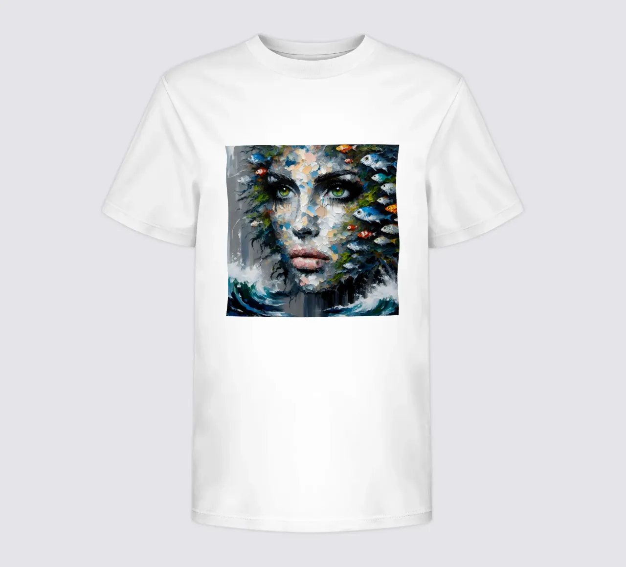 SOMETHING SMELLS FISHY kids t-shirt by ARTOMATIC