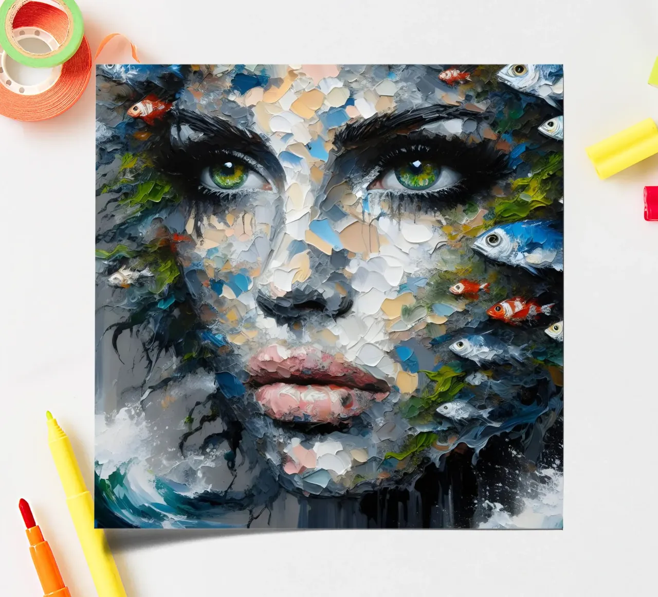 IRGENDETWAS RIECHT HIER FAUL Stickerbogen von ARTOMATIC