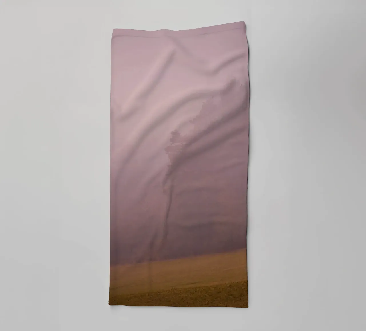 Fog in the forest and meadow towel by Marcus Beckert | Fotografie