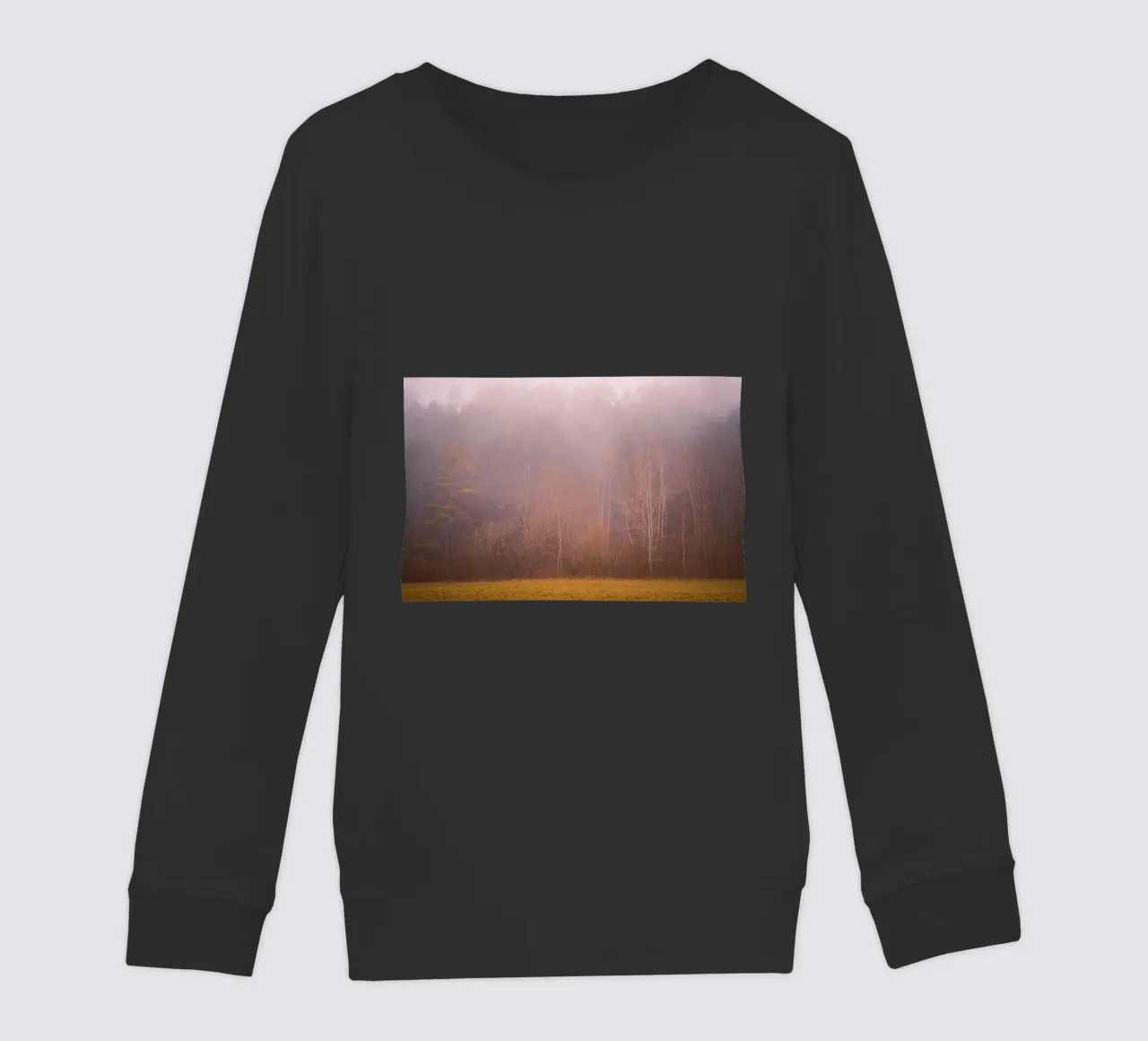 Nebbia in una foresta in autunno felpa bambino da Marcus Beckert | Fotografie