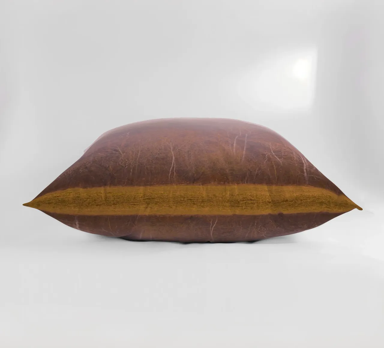 Nebbia in una foresta in autunno cuscino da Marcus Beckert | Fotografie