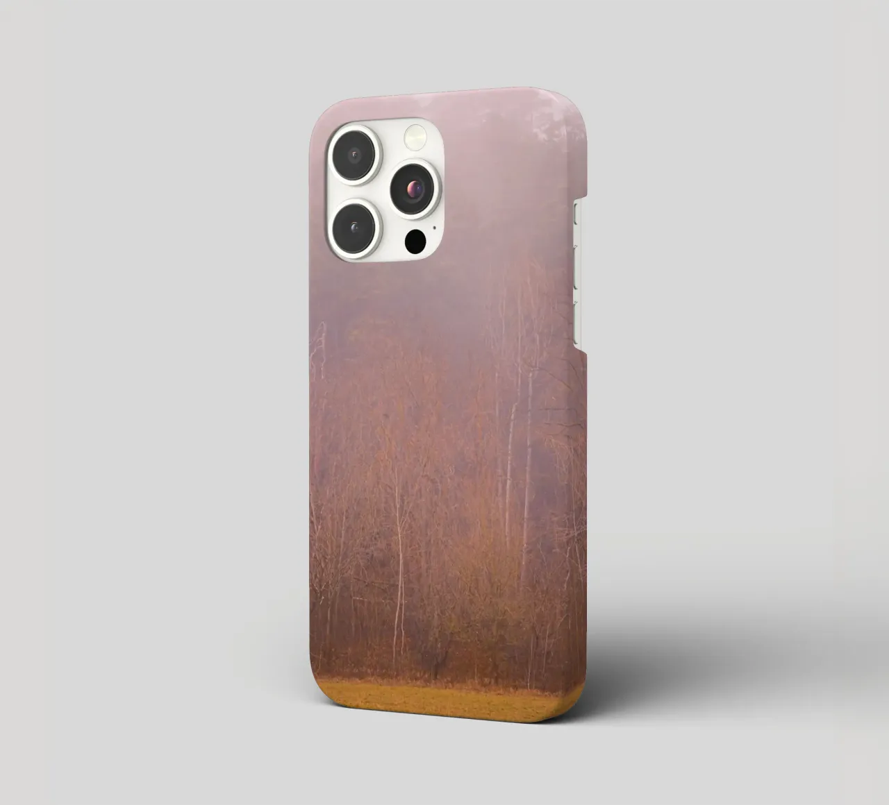 Nebbia in una foresta in autunno cover iphone da Marcus Beckert | Fotografie