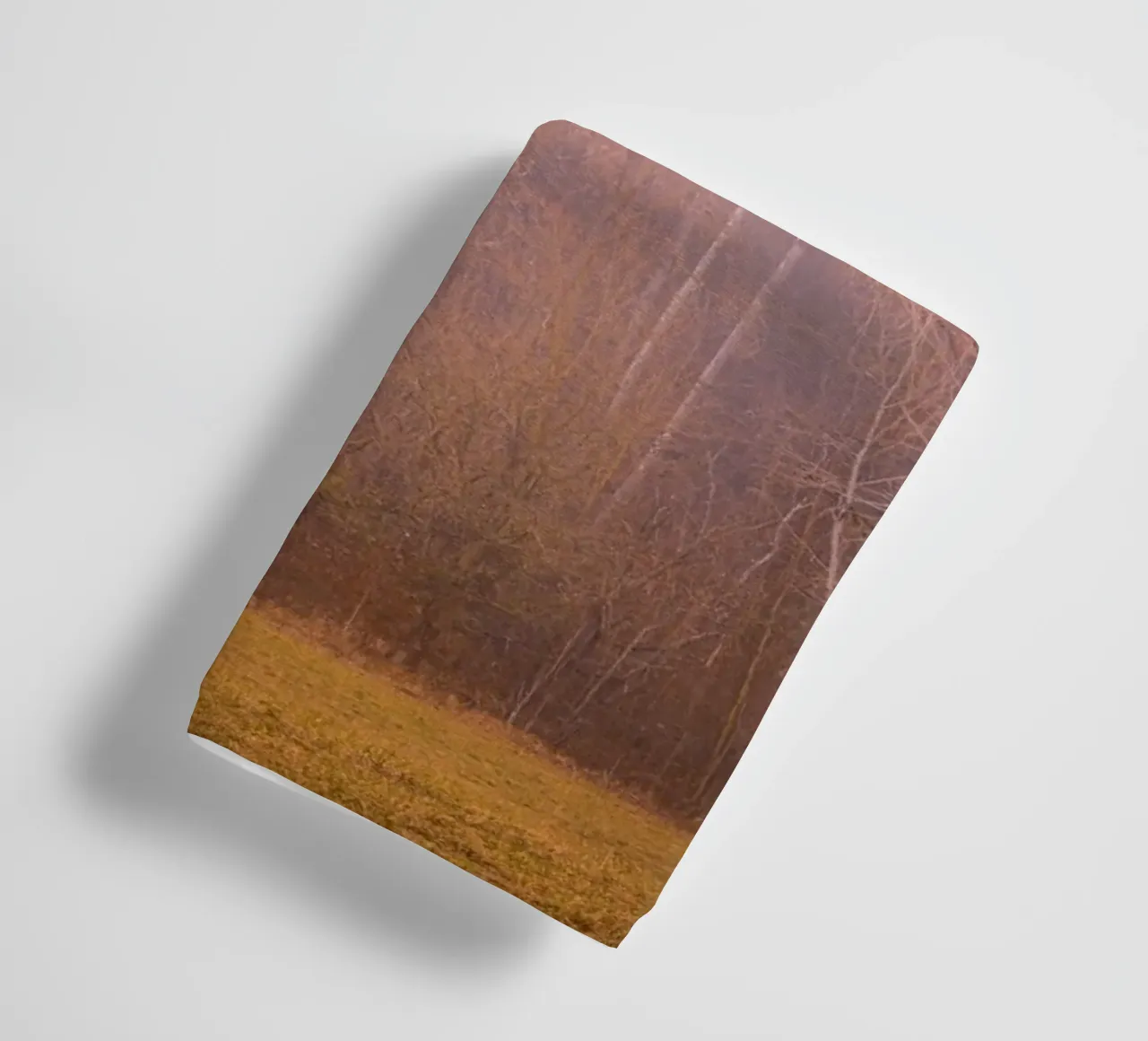 Nebbia in una foresta in autunno asciugamano da bagno da Marcus Beckert | Fotografie