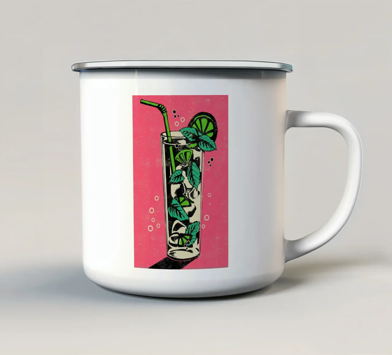 Mojito tazza in smalto da Rocket68