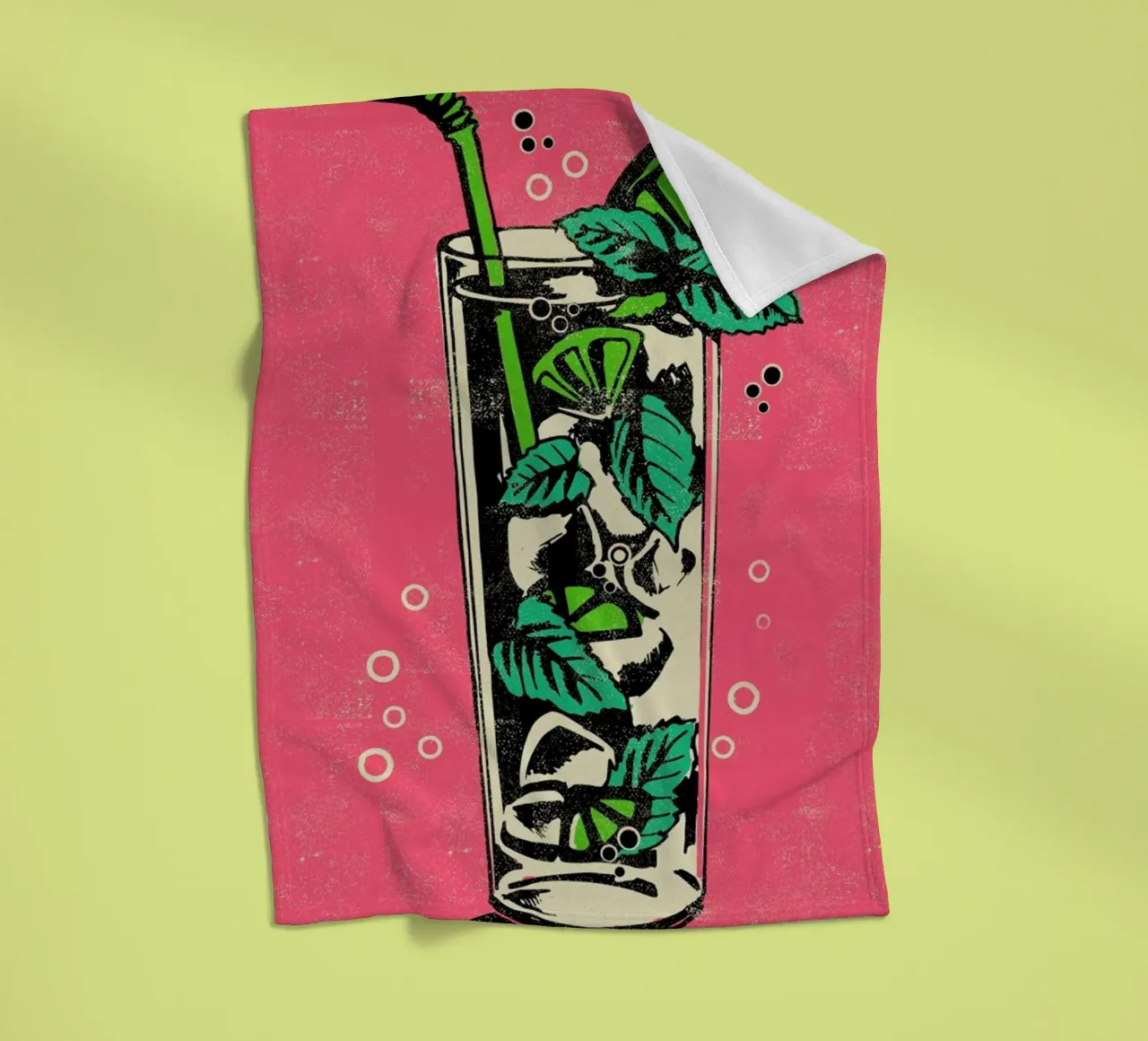 Mojito Fleecedecke von Rocket68
