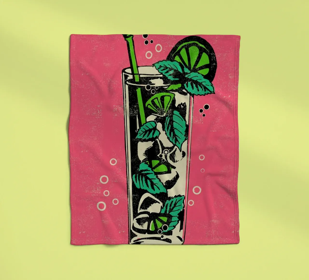 Mojito Fleecedecke von Rocket68