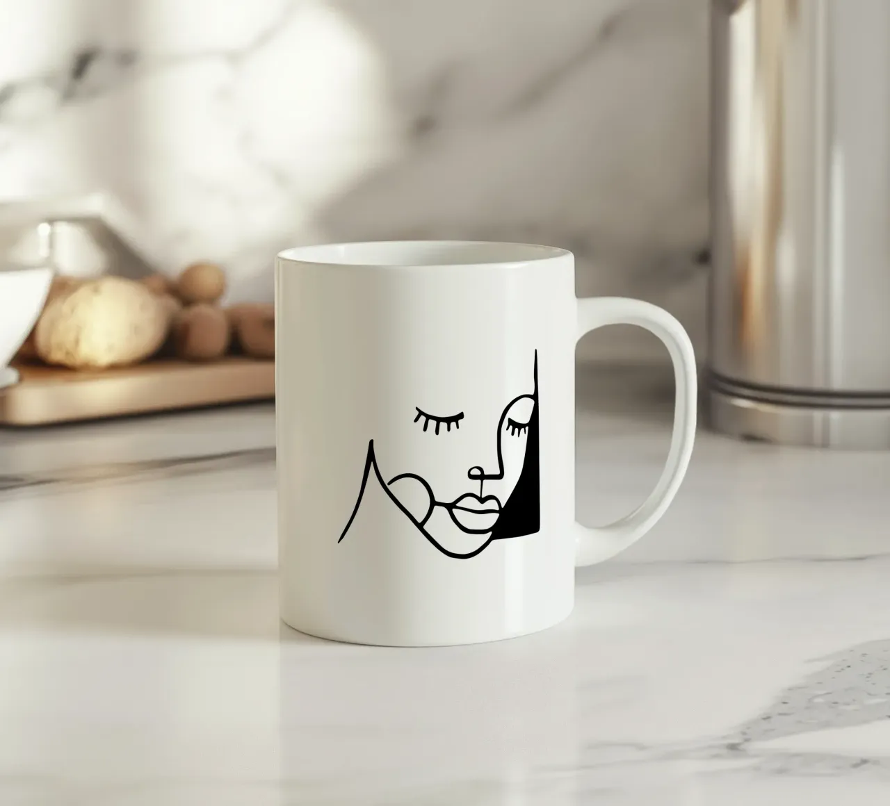 Lucida tazza in ceramica da Ninhol