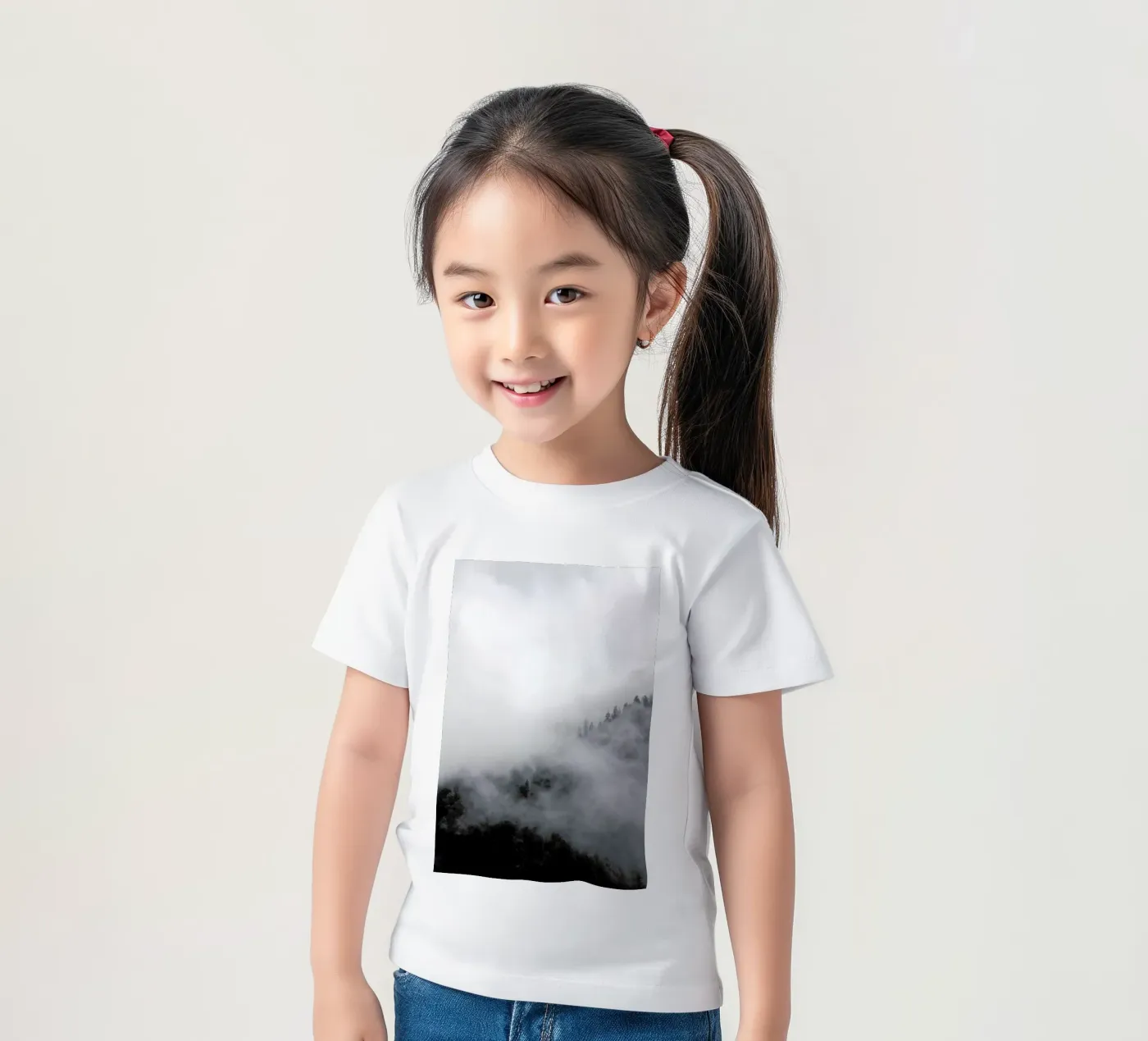 Above Clouds Kinder T-Shirt von Studio Nahili