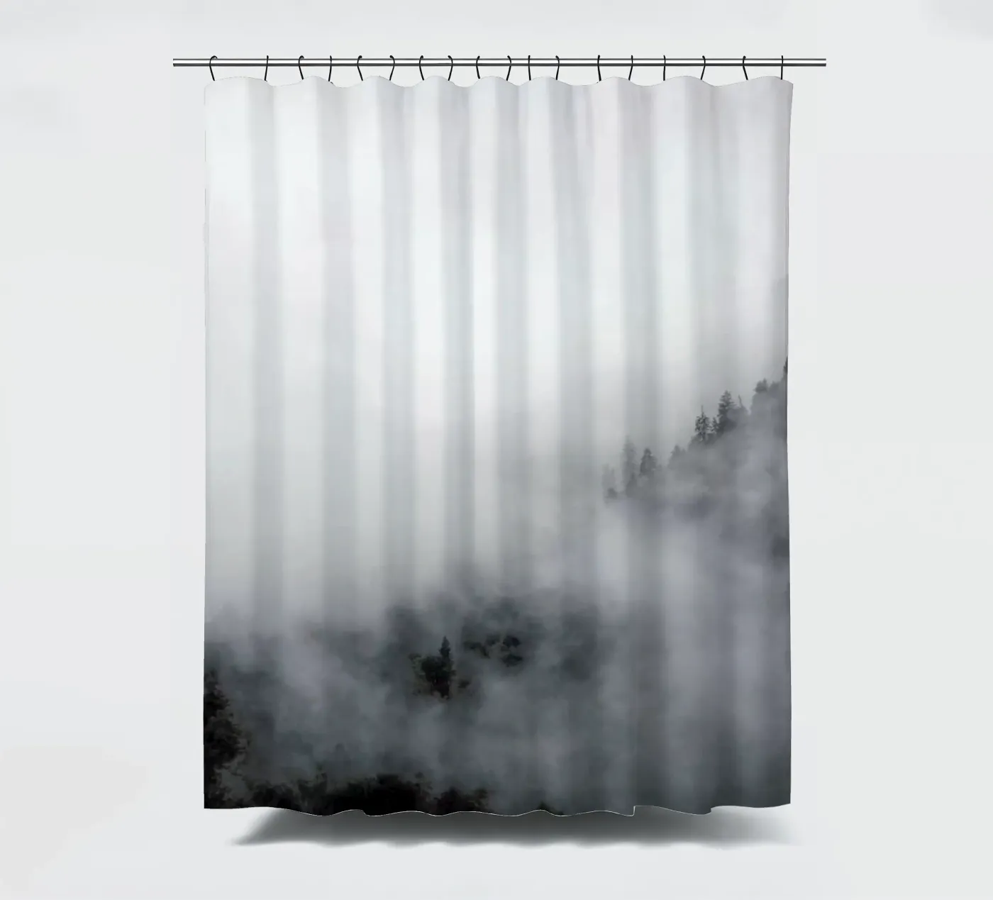 Above Clouds Duschvorhang von Studio Nahili