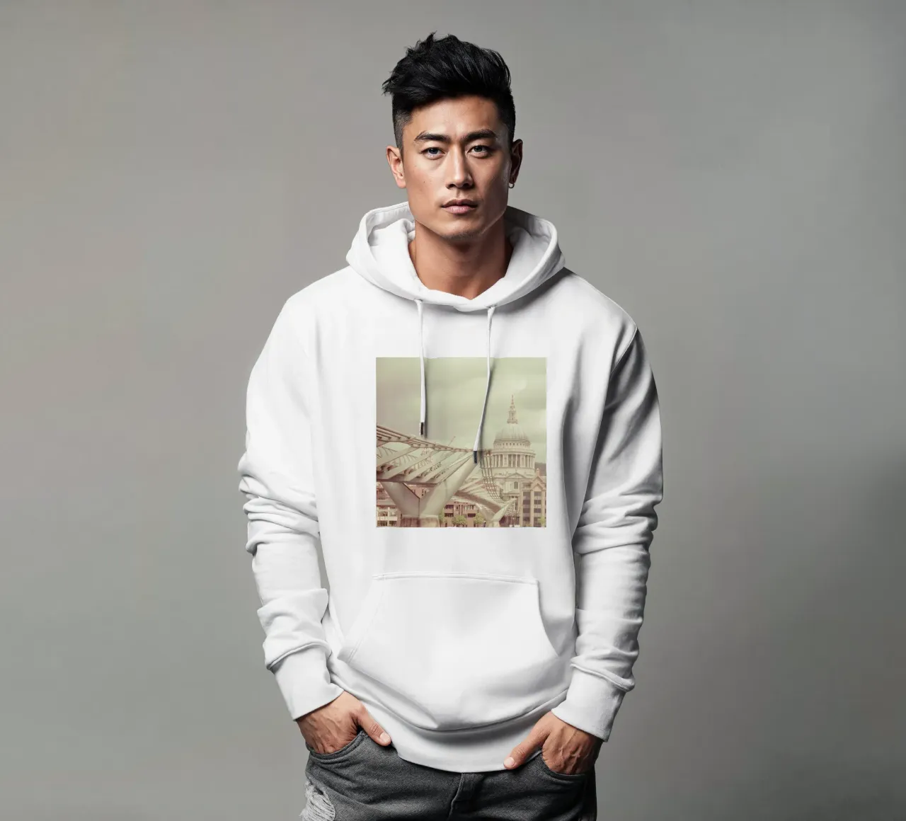 Millenium Square felpa con cappuccio da Keri Bevan