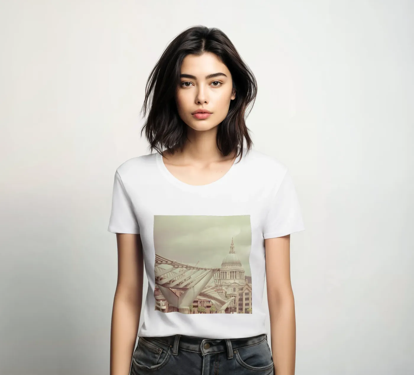 Millenium Square t-shirt da donna da Keri Bevan