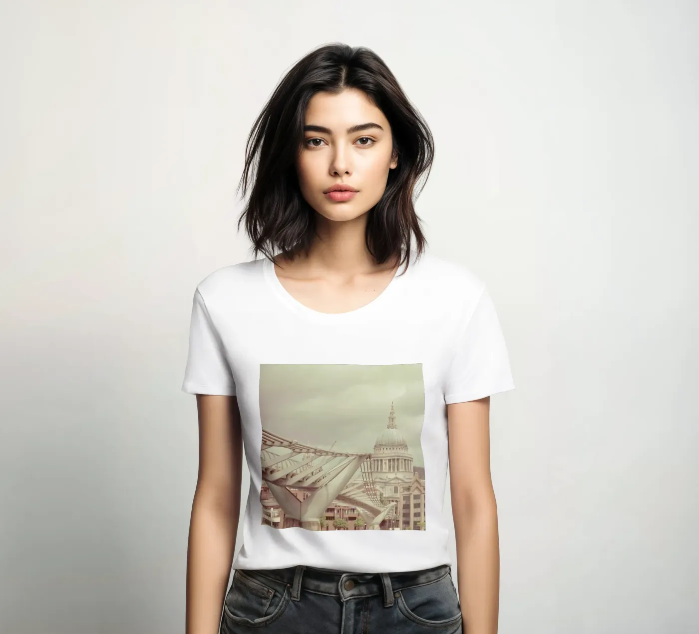 Millenium Square t-shirt da donna da Keri Bevan
