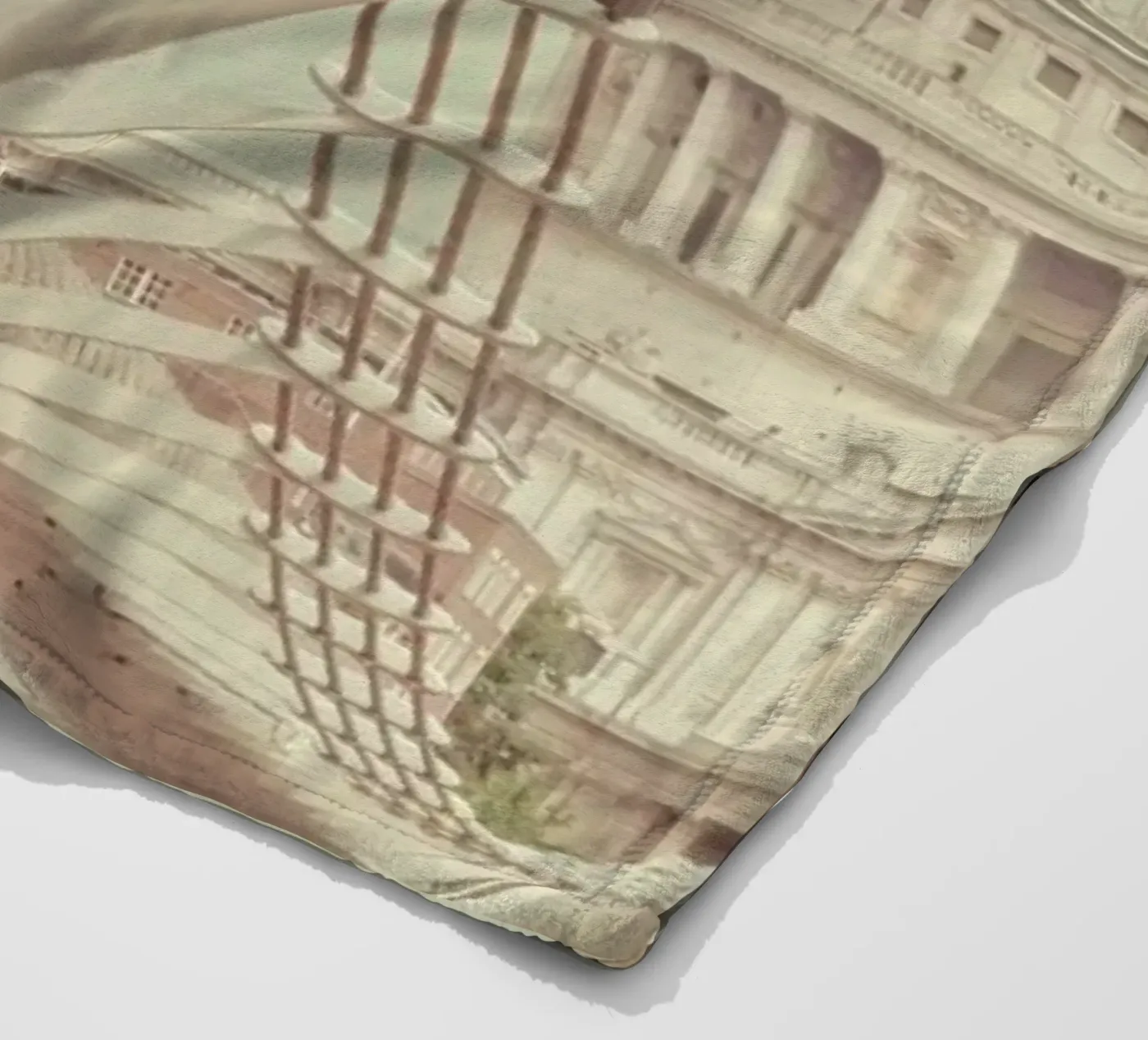 Millenium Square fleece blanket by Keri Bevan