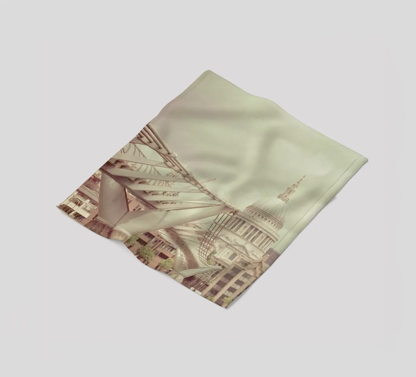 Millenium Square plaid polaire de Keri Bevan
