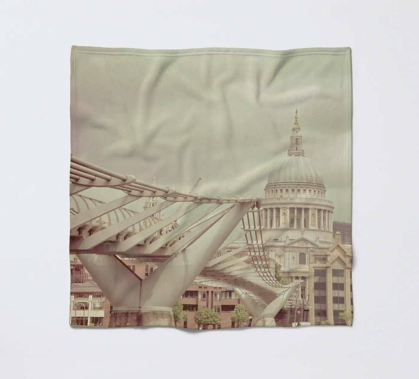 Millenium Square plaid polaire de Keri Bevan
