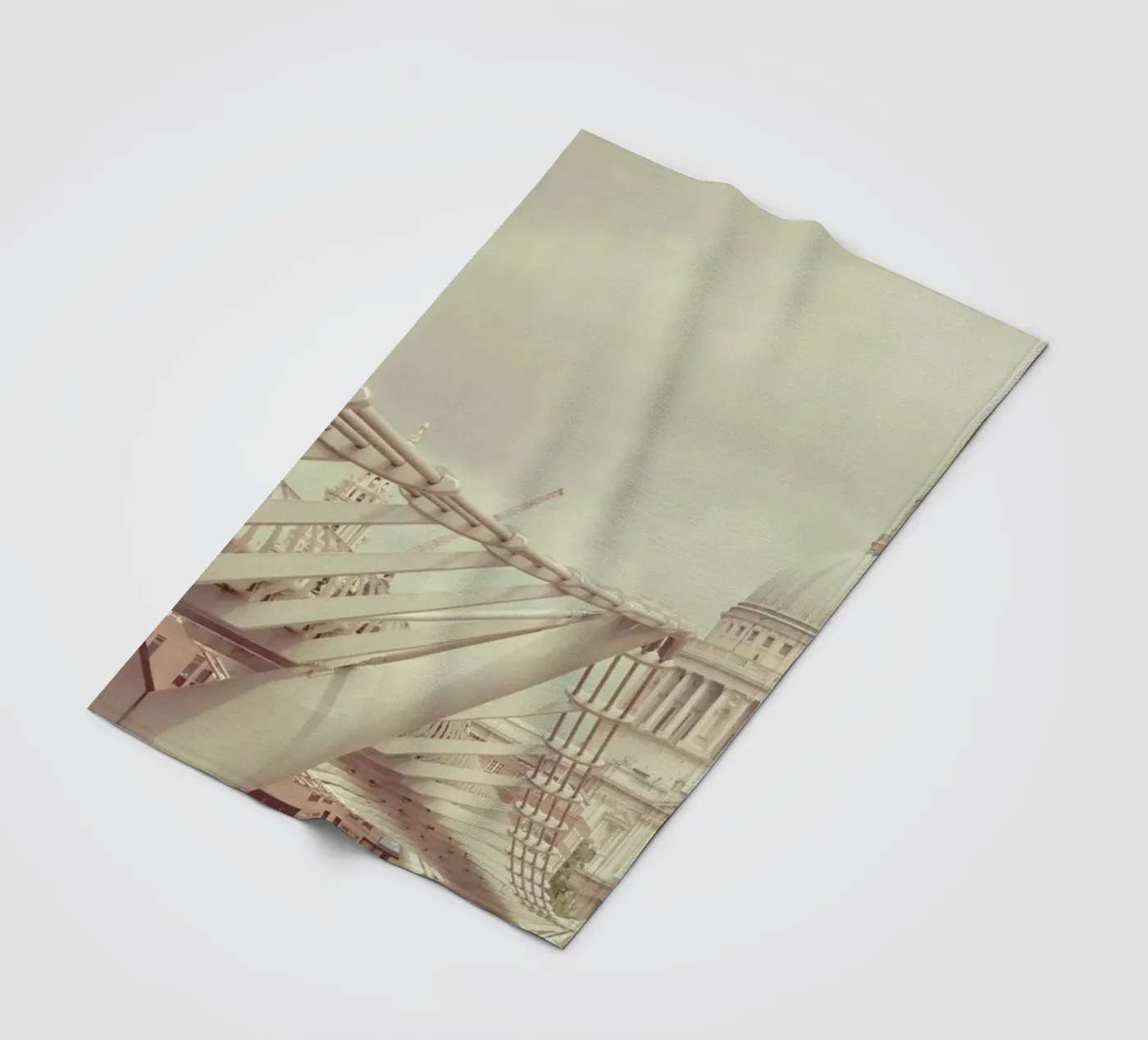 Millenium Square plaid polaire de Keri Bevan