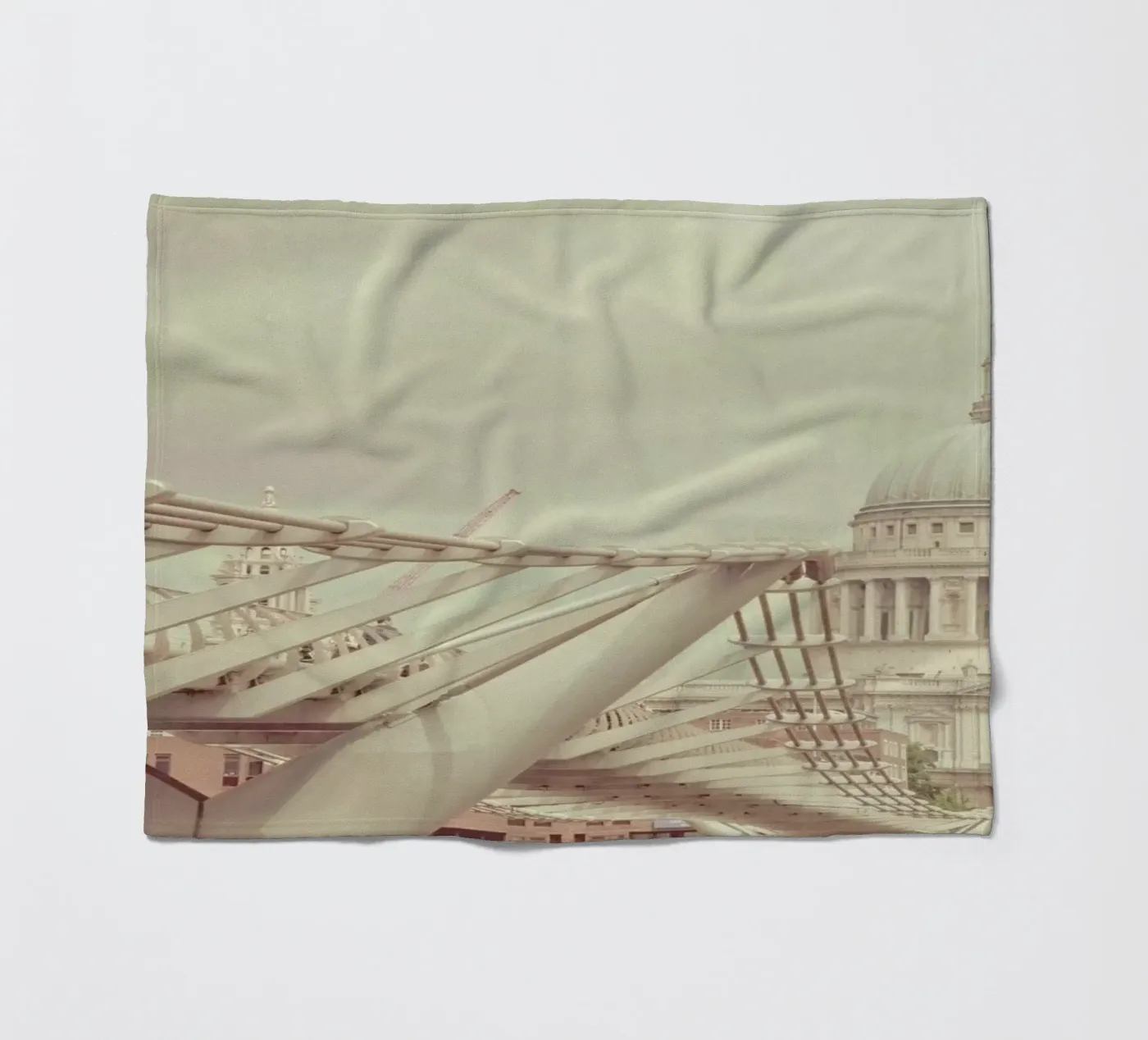 Millenium Square plaid polaire de Keri Bevan