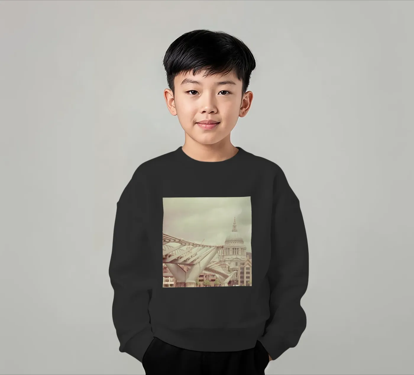 Millenium Square kinder sweatshirt van Keri Bevan