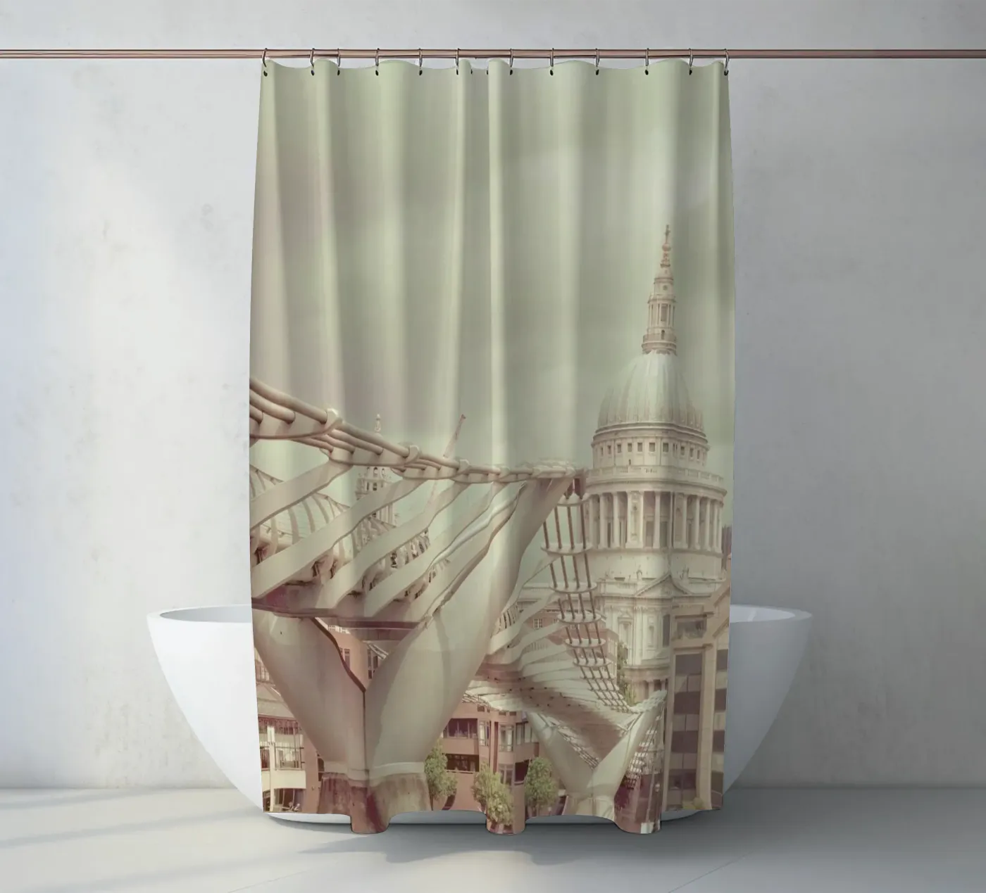 Millenium Square rideau de douche de Keri Bevan