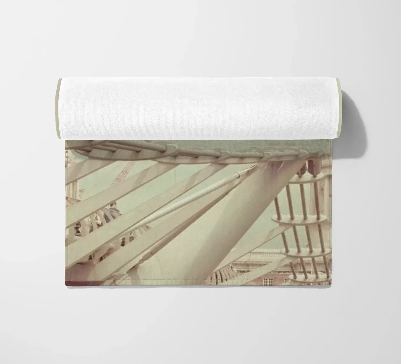 Millenium Square beach towel by Keri Bevan