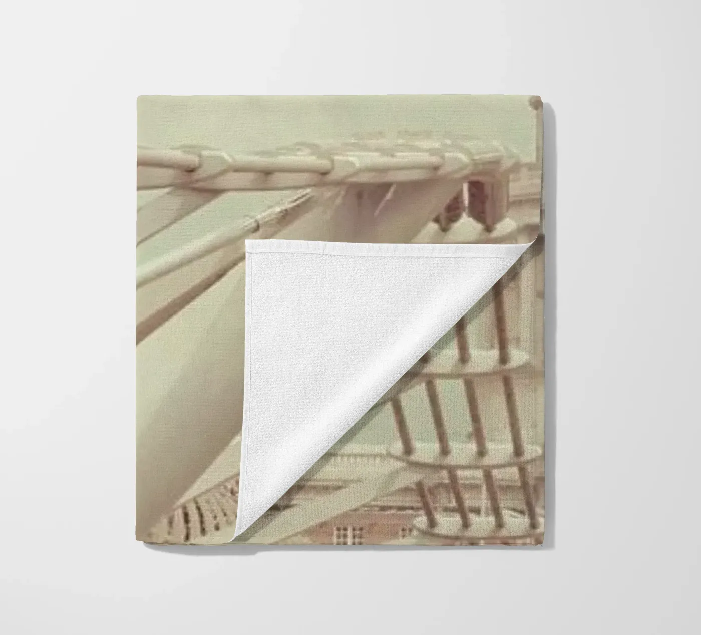 Millenium Square beach towel by Keri Bevan