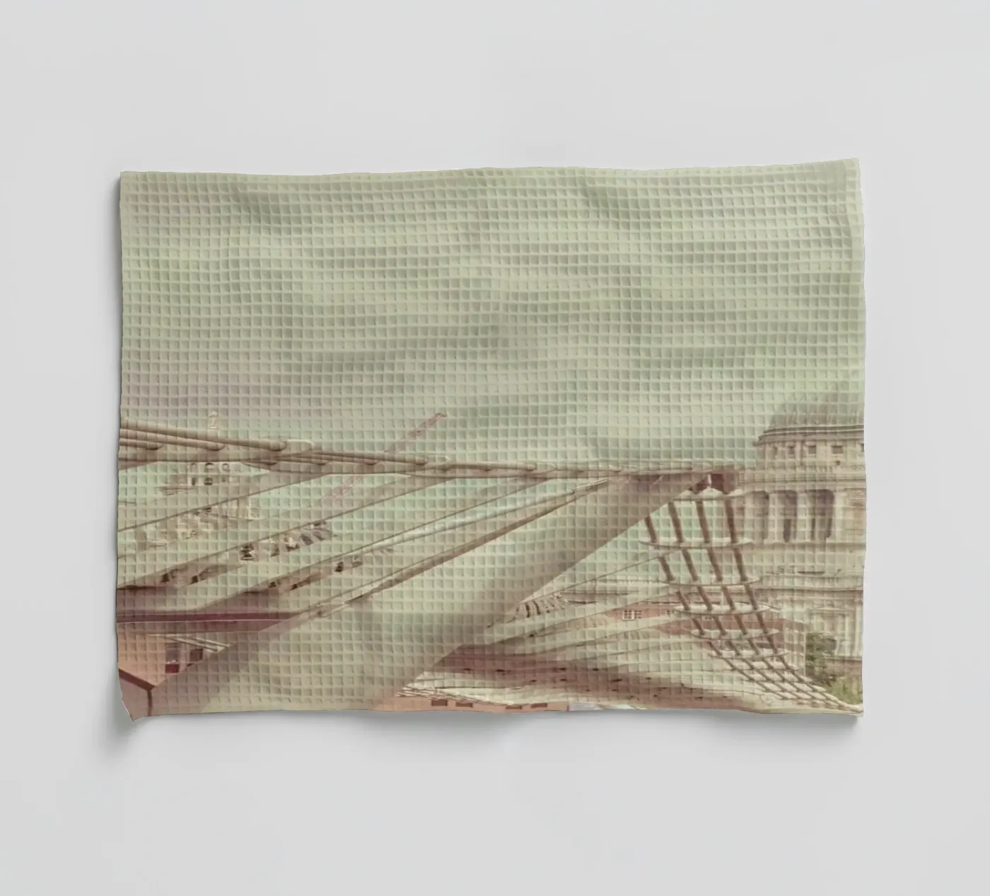 Millenium Square tea towel by Keri Bevan