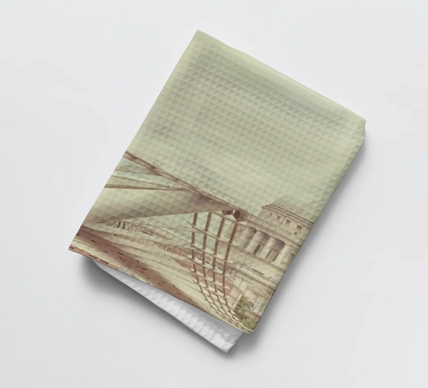 Millenium Square tea towel by Keri Bevan