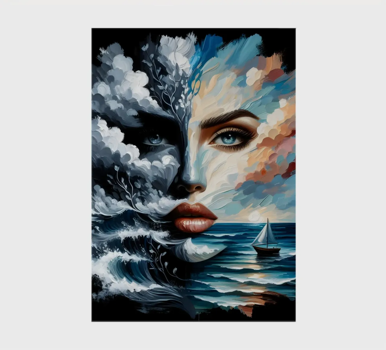 ON THE CREST OF A WAVE notebook by ARTOMATIC