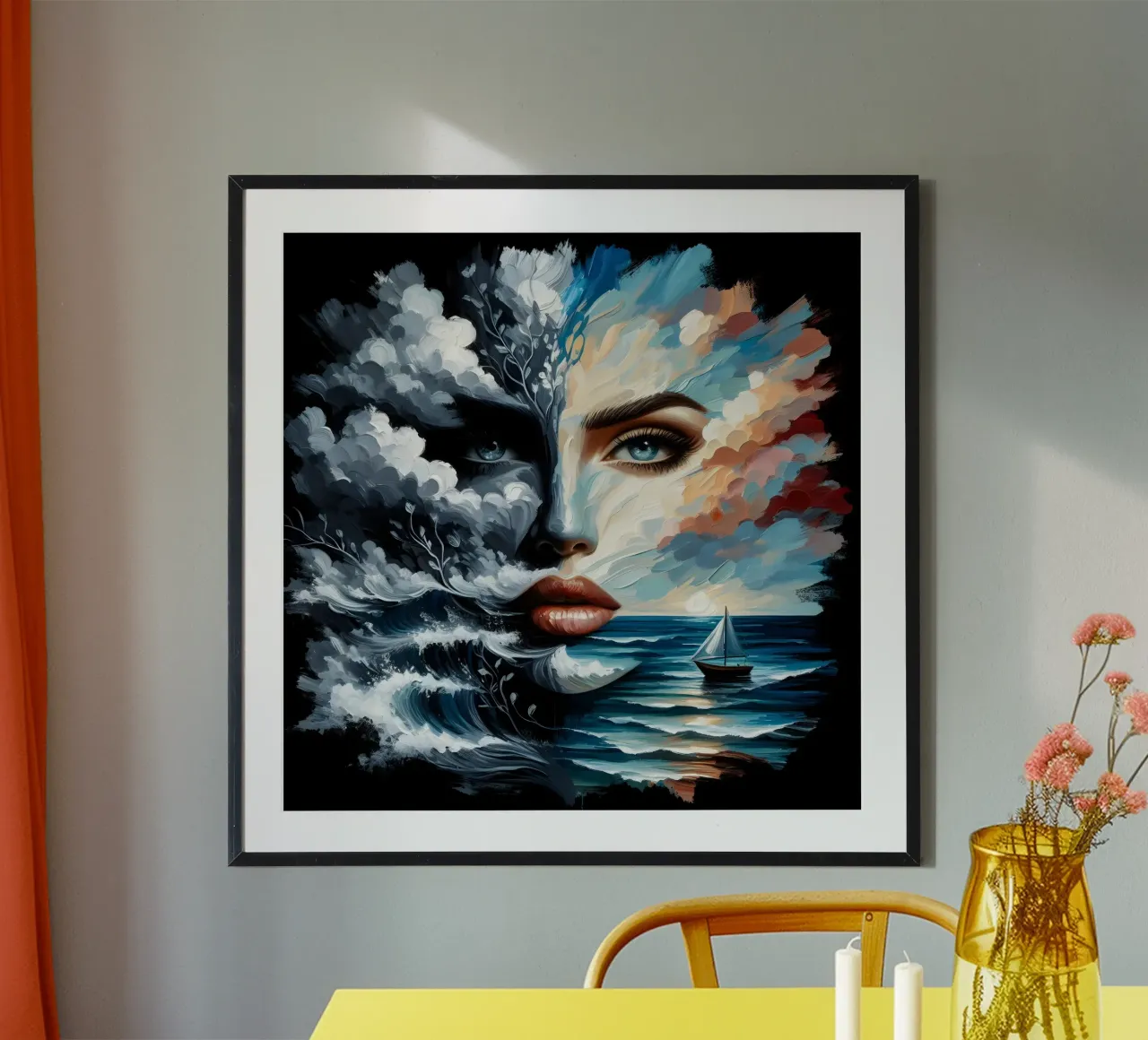 ON THE CREST OF A WAVE hahnemühle by ARTOMATIC