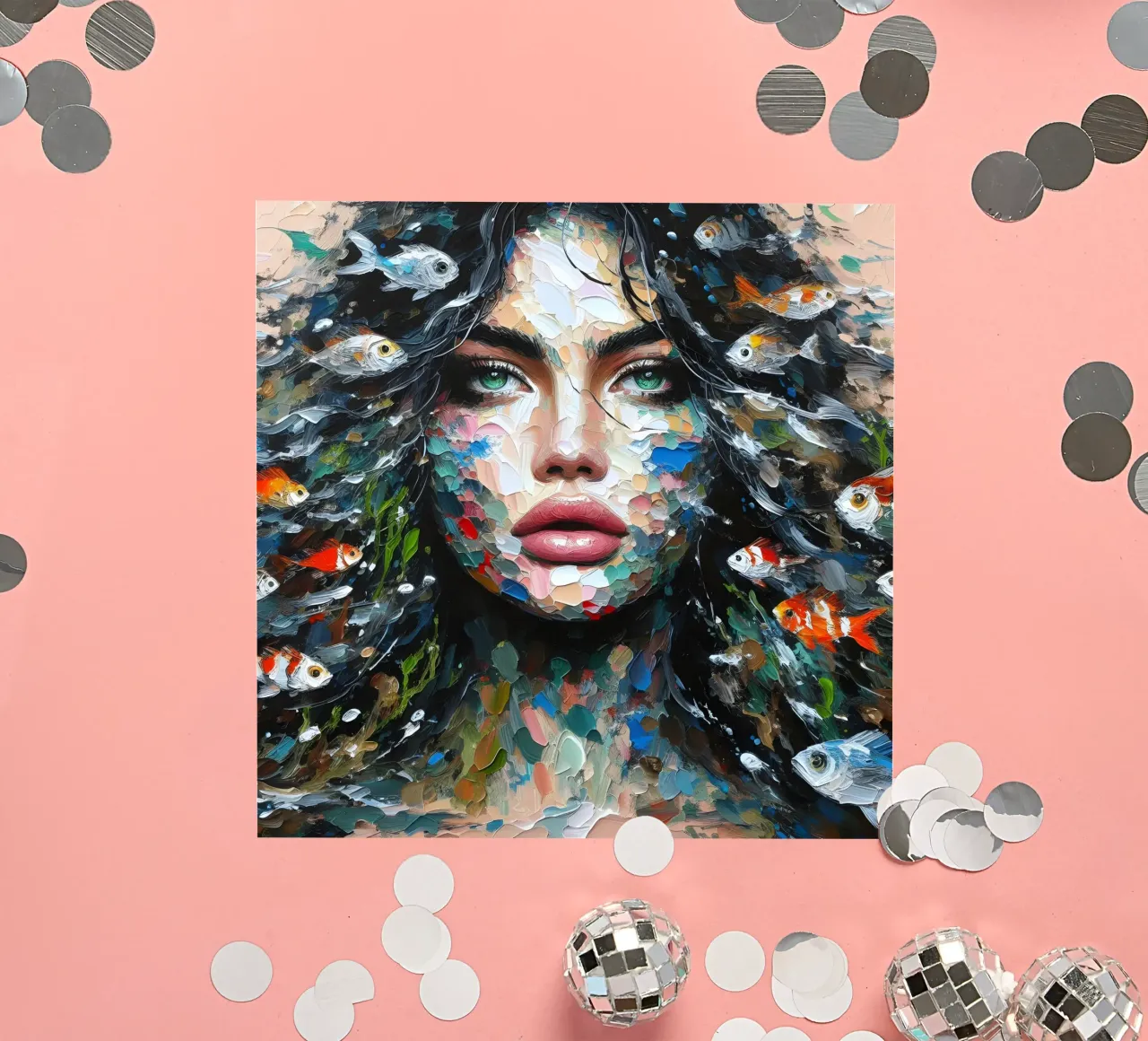 Pescatori di uomini e donne adesivo da ARTOMATIC