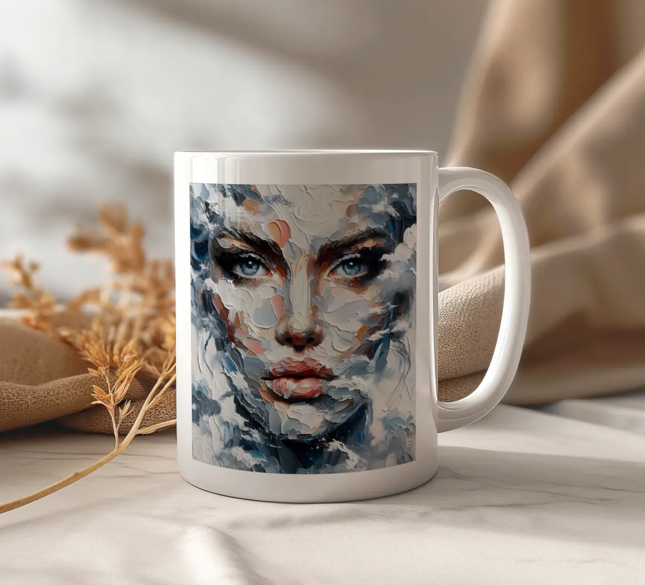 Cloud Your Judgment ceramic mug by ARTOMATIC