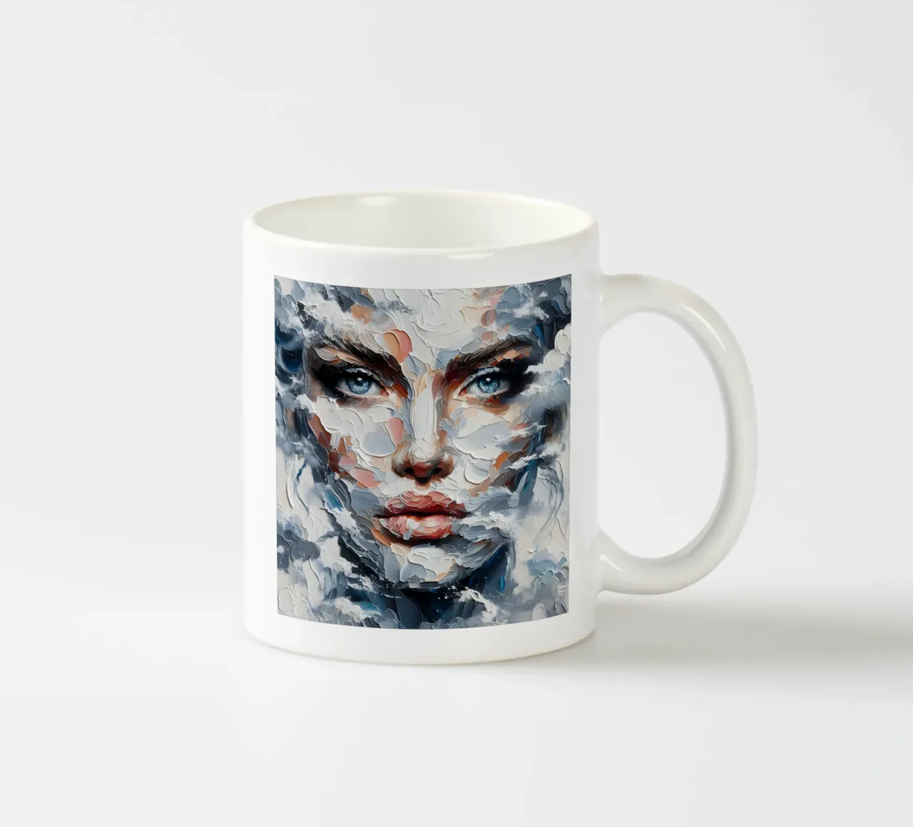Cloud Your Judgment ceramic mug by ARTOMATIC
