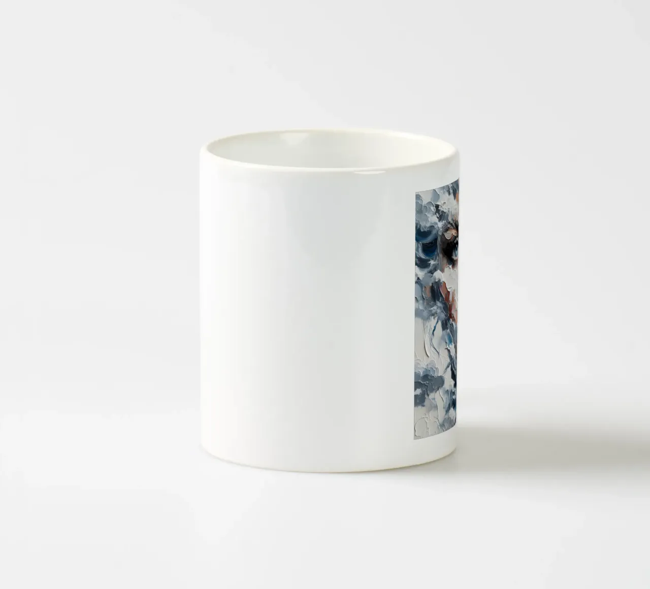 Cloud Your Judgment ceramic mug by ARTOMATIC