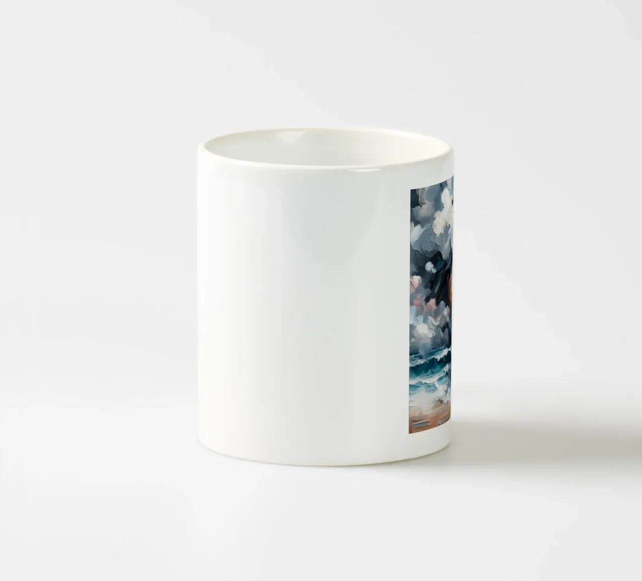 OGNI NUVOLA HA UN LATO POSITIVO tazza in ceramica da ARTOMATIC