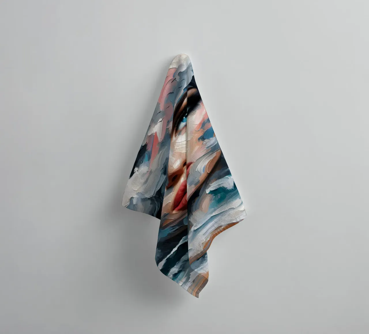 EVERY CLOUD HAS A SILVER LINING towel by ARTOMATIC