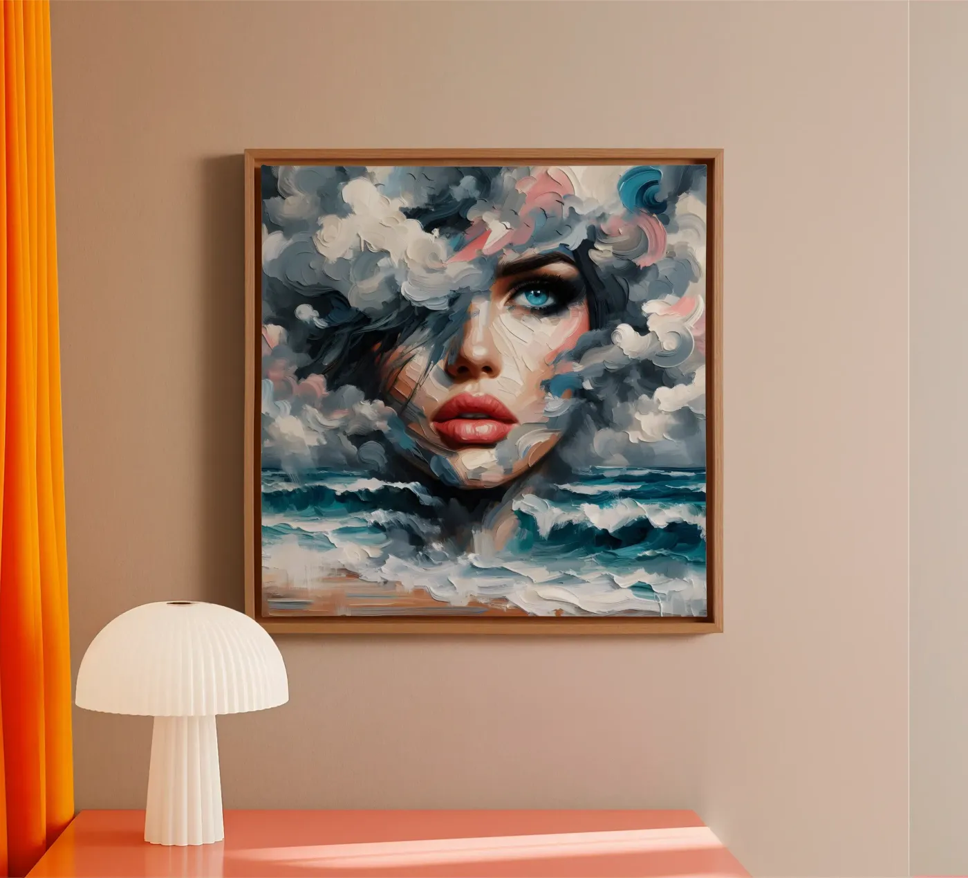 EVERY CLOUD HAS A SILVER LINING canvas by ARTOMATIC