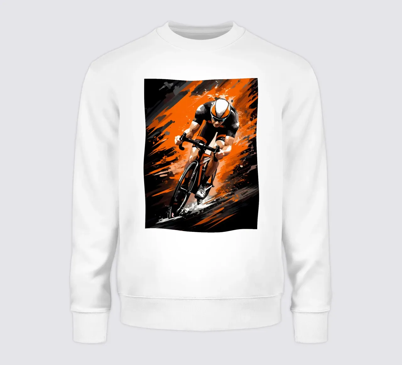 Cycling Orange felpa da Mateo