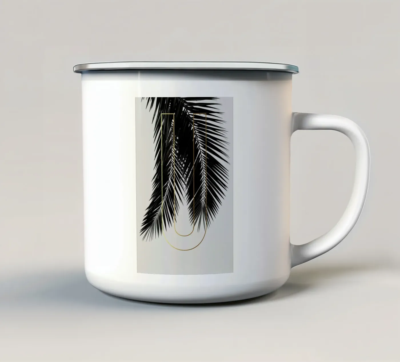 ABC Plants - U enamel mug by typealive