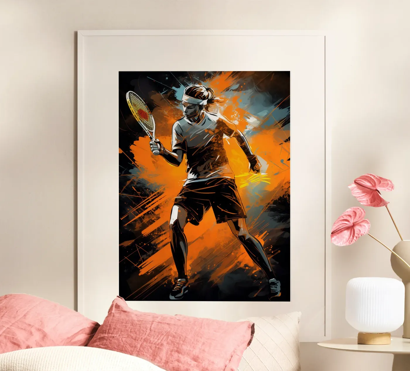 Tenis Orange poster da Mateo
