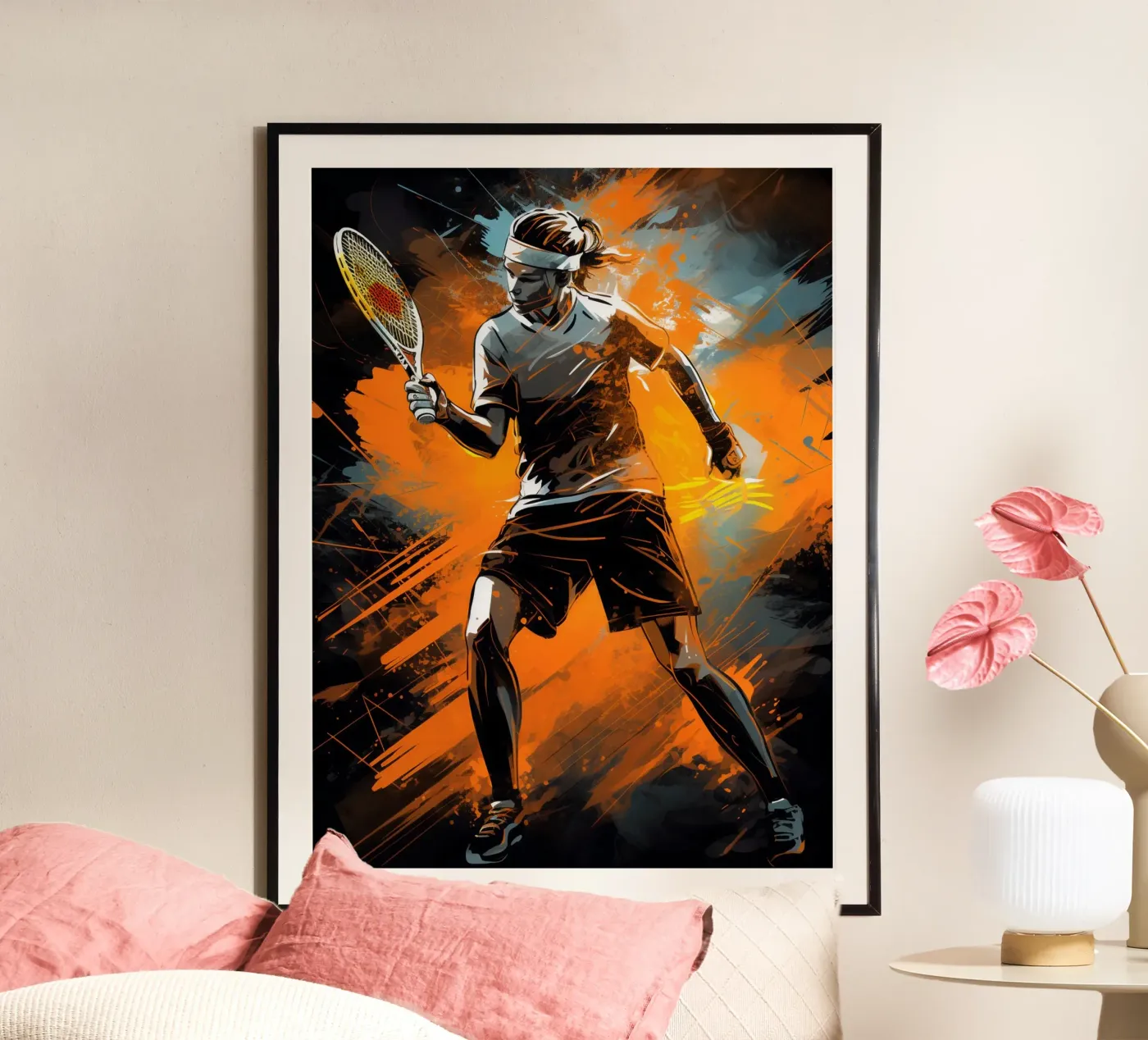 Tenis Orange poster da Mateo