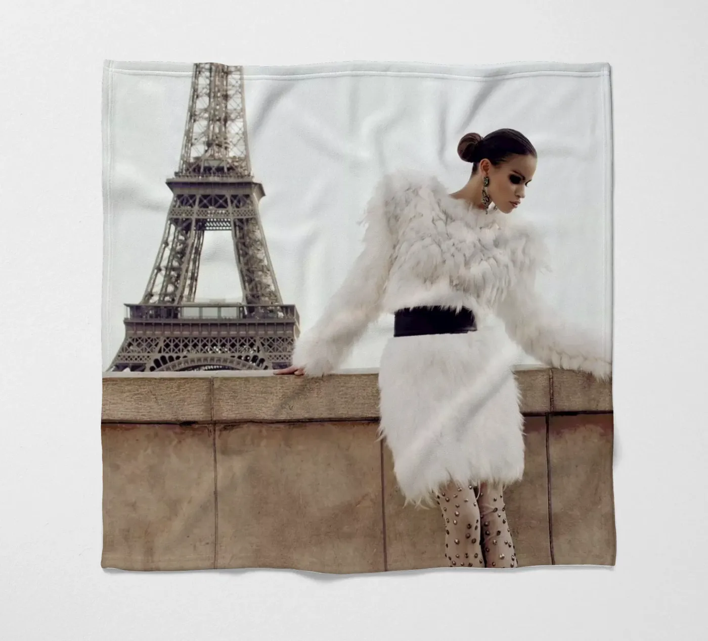 Tour Eiffel Fleecedecke von Marie Bärsch