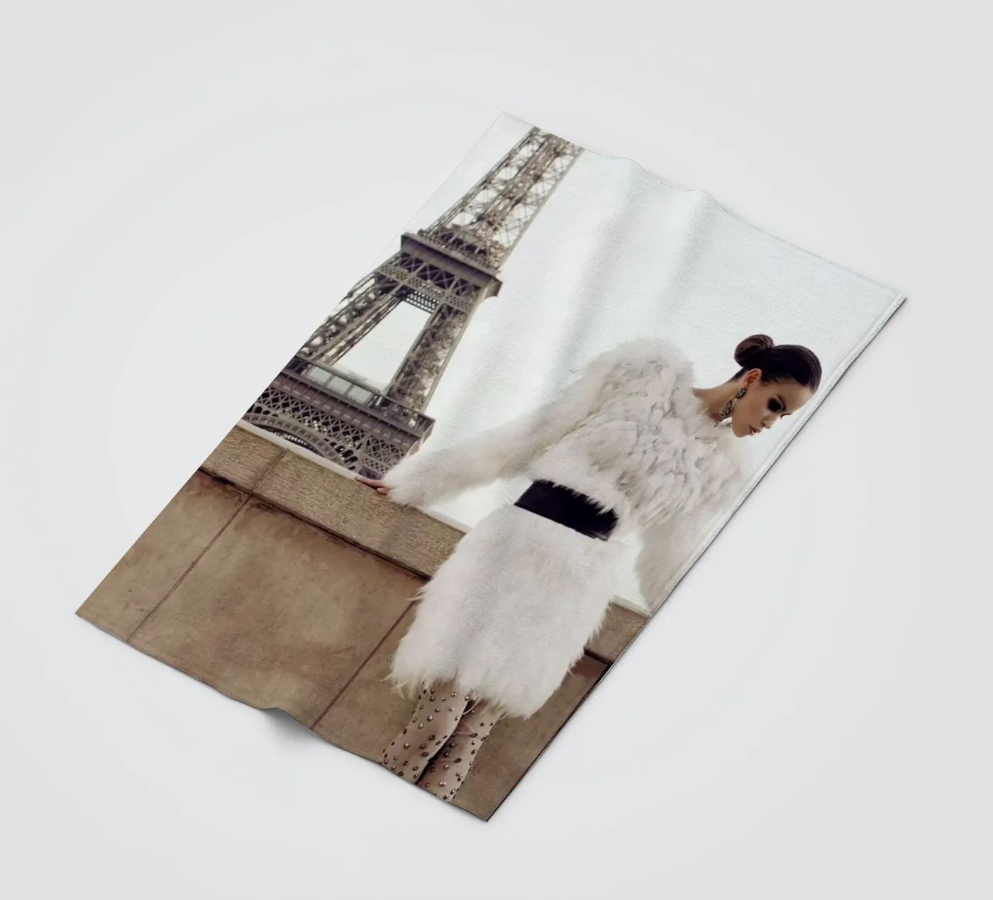 Tour Eiffel Fleecedecke von Marie Bärsch